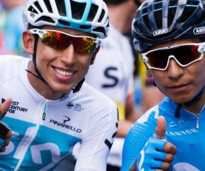 Egan Bernal y Nairo Quintana.