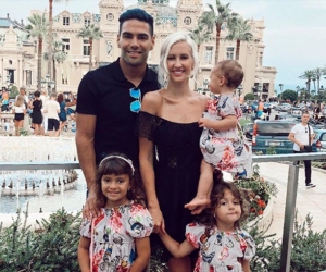 Falcao García y su familia