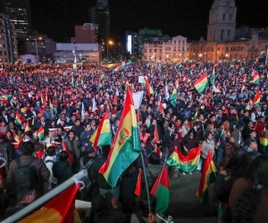 Protestas contra Evo Morales en Bolivia.