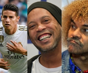 ames Rodríguez; Ronaldinho; Carlos 'El Pibe' Valderrama 