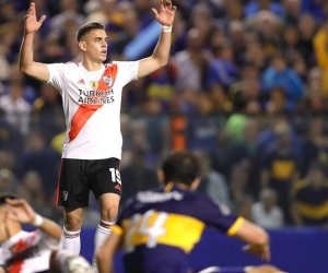 Rafael Santos Borré durante el partido.