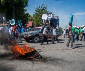 Protestas en Haití.