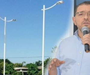 Rafael Martínez, alcalde de Santa Marta, se refiere al alumbrado público.