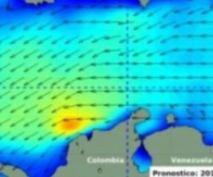 Ondas tropicales en el Caribe.