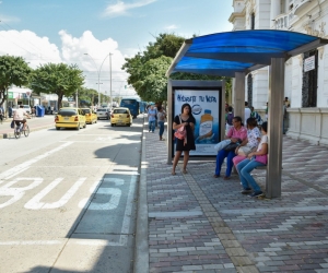 Paraderos de buses en Santa Marta