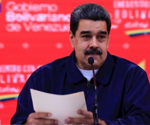 Nicolás Maduro en una alocución en Venezuela