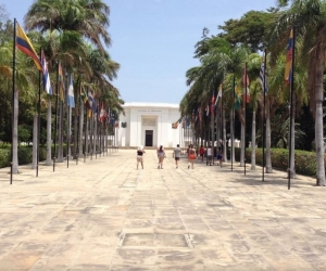 Plaza de Banderas de la Quinta de San Pedro Alejandrino