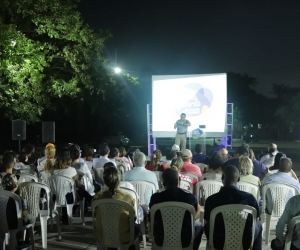 Acto de inicio de obras en el Inem Simón Bolívar