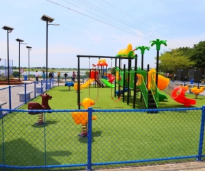 Gobernación entregó parques para la Paz y trabaja en la construcción del Polideportivo del Sur  