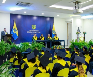 Ceremonia de graduación en la Sergio Arboleda, Santa Marta