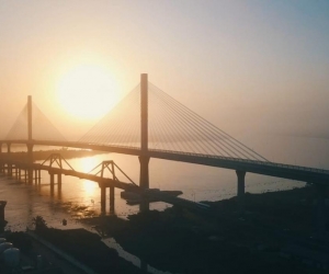 Nuevo puente 'Pumarejo', que conecta a Magdalena y Atlántico.