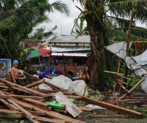Tifón en Filipinas 