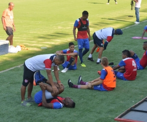 Entrenamiento del Unión.