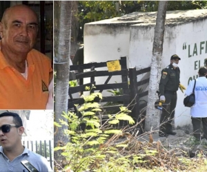 Jaime Herrán Oviedo fue asesinado en su finca junto con otras tres personas. Abajo, su hijo Víctor, quien encontró los cuerpos.