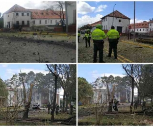 Atentado en la Escuela de Cadetes en Bogotá