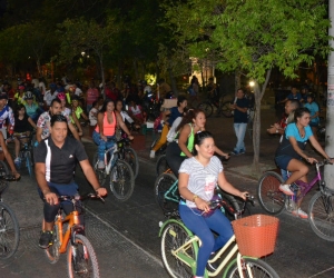 El ciclopaseo partió de la Alcaldía y culminó en Mamatoco.