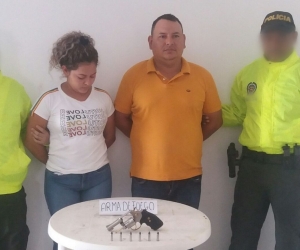 Fueron capturados en la Zona Bananera en un allanamiento a su vivienda. 