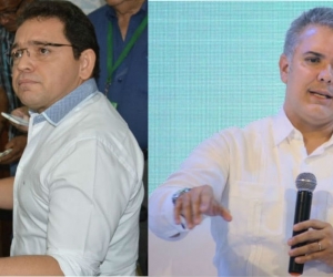 Alcalde Martínez y el presidente Iván Duque.