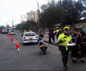 Puntos de control de pico y placa en Bogotá