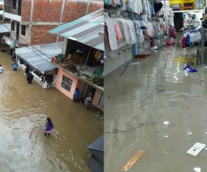 Las inundaciones afectaron los barrios y el sector comercial de seis municipios.