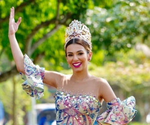 La Reina del Carnaval de Barranquilla,Carolina Segebre Abudinen.