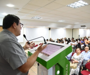 En el auditorio Julio Otero Muñoz se llevó a cabo la primera sesión de la Cátedra Colombiana de Ciencias Exactas, Físicas y Naturales, espacio en el cual se trataron temas de sostenibilidad del medioambiente.