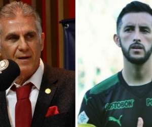 Carlos Queiroz y Camilo Vargas.