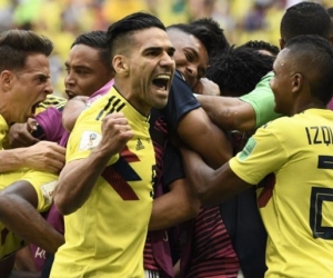 Radamel Falcao, con la selección Colombia.