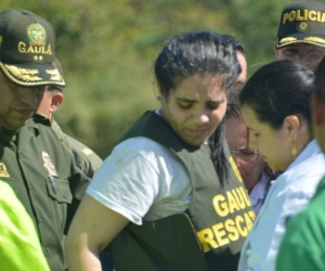 Melissa Martínez, el día de su liberación