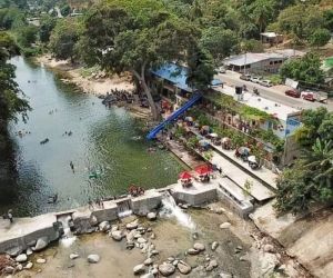 Esta imagen muestra la magnitud de la afectación ambiental producida por el hotel La Macarena.