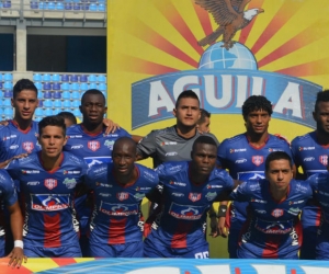 Equipo titular del Unión ante el Barranquilla F.C.