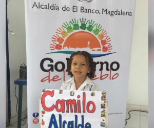 Camilo Andrés Mora Ramírez, con tan solo 5 años es el nuevo 'Alcalde' de El Banco