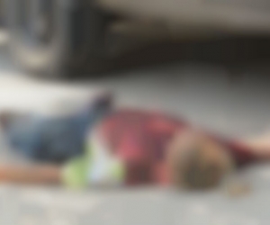 Hombre asesinado en La Lucha.