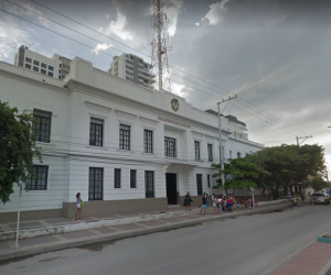 Comando de la Policía Metropolitana de Santa Marta.