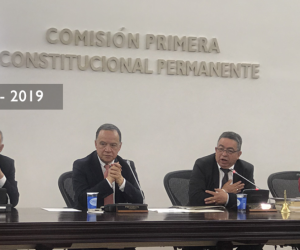 Sesión de la Comisión Primera del Senado