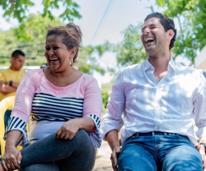 Luis Miguel Cotes visitó los barrios de La Paz y Altos de Aeromar