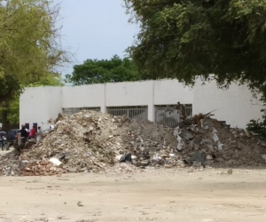 Fotos del antes de la jornada de limpieza en la zona del Estadio Eduardo Santos