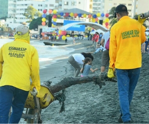 Playatón en Los Cocos.