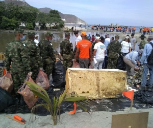 Ejército Nacional participa en la Playatón y Oxigenación de la playa Los Cocos de este sábado 