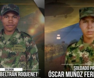  Antonio Beltrán Roquenet murió luego del atentado en Arauca; Óscar Muñoz murió en Morales, Cauca. 