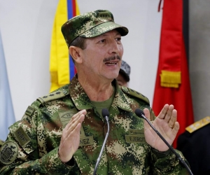  El comandante del Ejército colombiano, mayor general Nicacio Martínez Espinel.