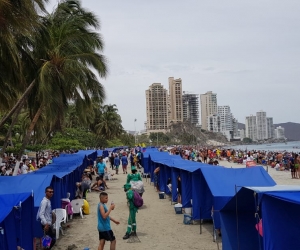 La Cooperativa de Carperos de El Rodadero y Playa Blanca donó la nuevas carpas.