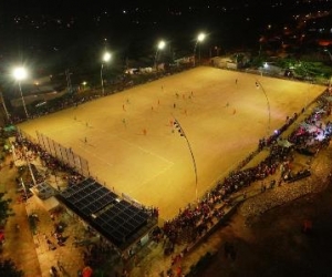 Inauguración de cancha 'Brisas del Mar' en Ciénaga