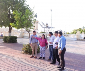 La Directora del IPES visitó varios puntos de la ciudad junto a miembros del Gabinete Distrital.