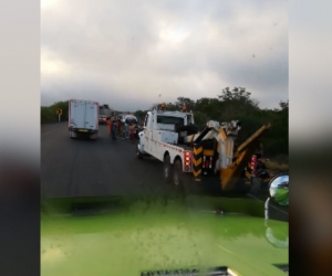 Lugar donde ocurrió el accidente.