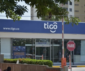 Imagen de referencia de una tienda Tigo en Barranquilla.