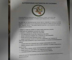 Este panfleto es falso. 