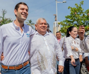 Luis Miguel Cotes y Luis Alberto Tete Samper.