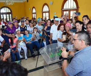 Rafael Martínez reasumió este martes el cargo de alcalde de Santa Marta. 