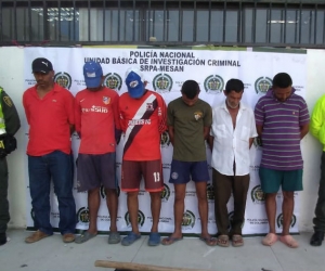 Capturados por la Policía.